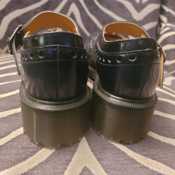 Blue Dr. Martens MIE Vintage Brogue Detail Mary Janes SIZE UK 5 US 7 - Picture 2 of 16